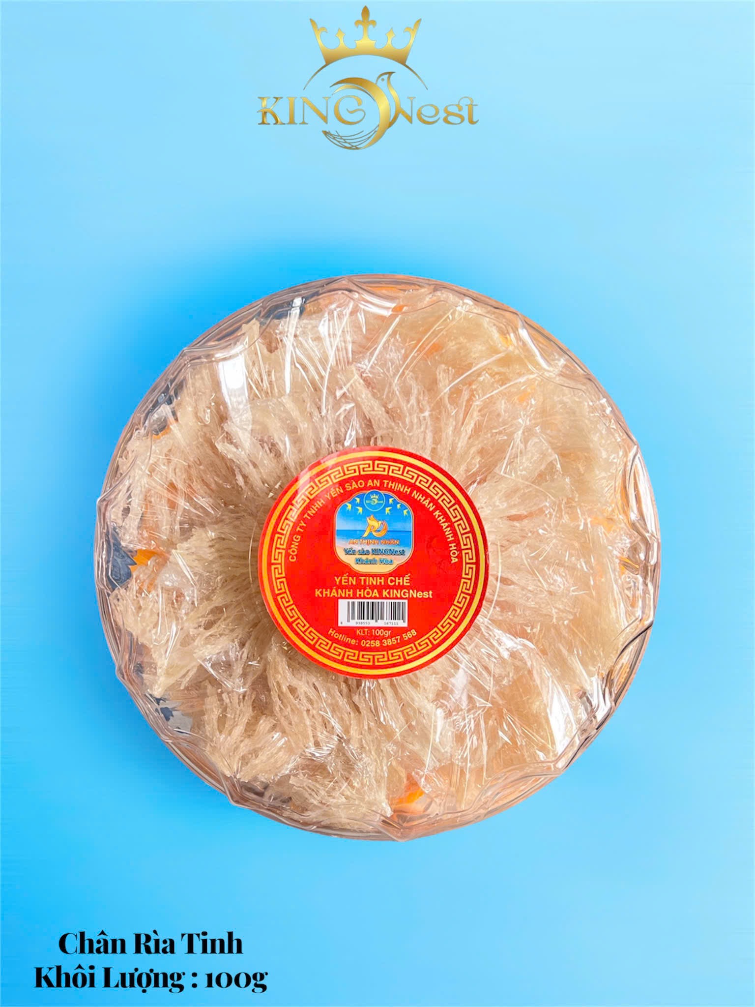 Chân yến rìa sạch